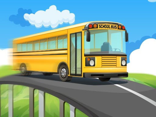 School Bus Racing is a fun driving game where you control a school bus through the city!